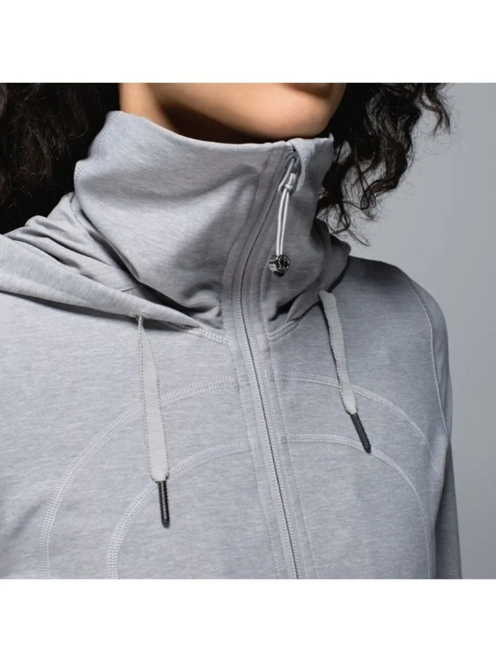 Lululemon Stride Jacket II Heathered Medium Grey / Ambient Grey